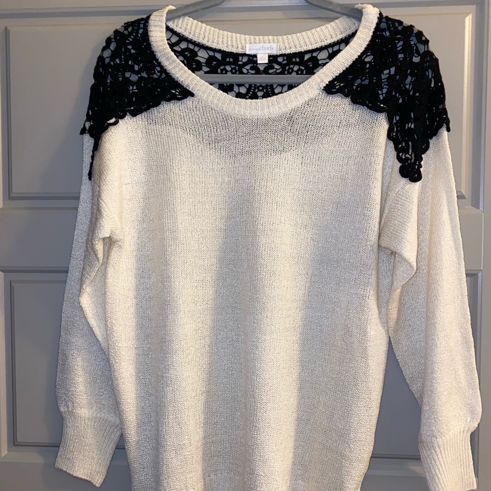 Charming Charlie Cream Sweater